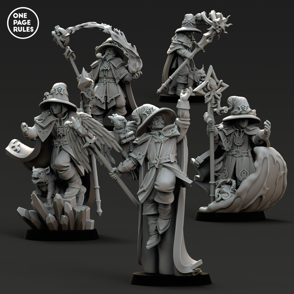 Empire Battle Mages (5 Models) - Only-Games