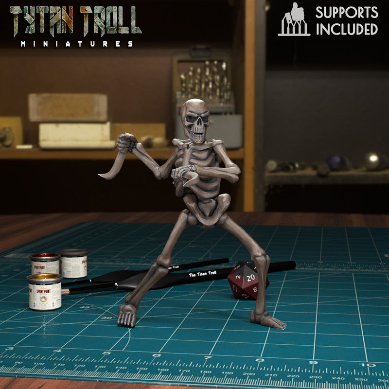 Skeleton 05 - TytanTroll Miniatures - DnD - Fantasy - Only-Games