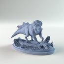 Leptoceratops turnning 1-35 scale dinosaur - Only-Games