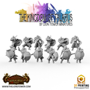 Kingsguard Shield Guard (12 x 32mm scale minis) - Only-Games