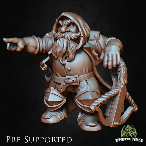 Dwarf Crossbowman 2 [32mm Scale] Dwarf Ranger - Only-Games