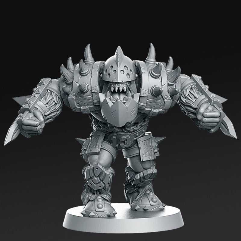 013 Orc Blocker Fantasy Football 32mm - Only-Games