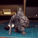 Dwarf Guard 06 - TytanTroll Miniatures - DnD - Fantasy - 32mm - Only-Games