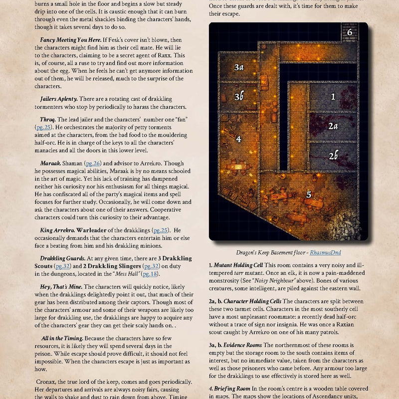 Drakklins of Dragons Keep - Physical 5e Adventure Booklet - Only-Games
