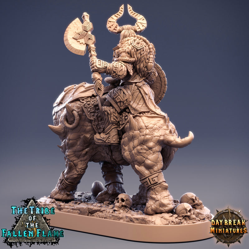 Ingar the Cleaver on Tuskerbeast - The Tribe Of The Fallen Flame - Only-Games