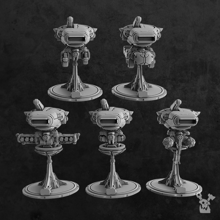 Black Sun Covenant Drones x5 - Only-Games