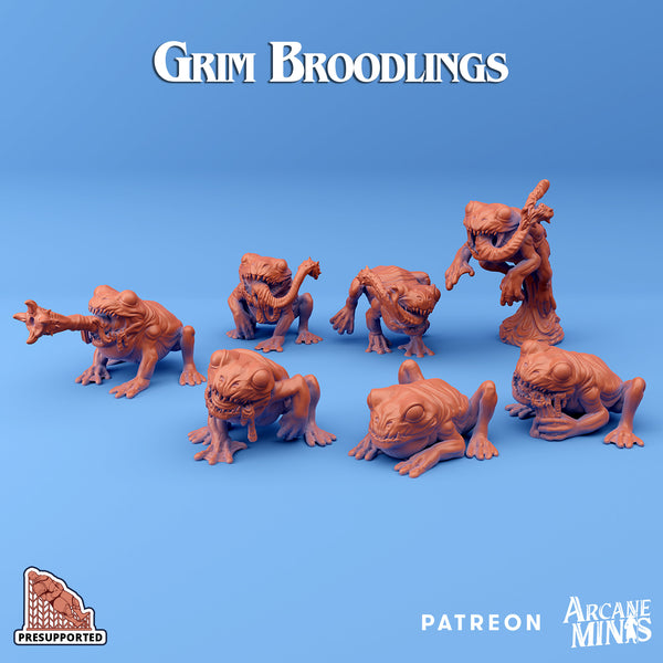 Grim Broodlings - 7 Minis Pack - Only-Games