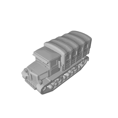3D Printed 1/285 Micro Armour Russian Voroshilovets Tractor (x10) - Only-Games