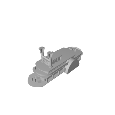 3D Printed 19th Century Steamboat (x10) - Only-Games