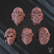 War Sisters Head Bits Valiant Heart Set x5 - Only-Games