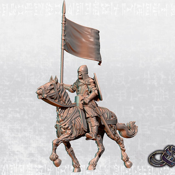 Revived Yeomen on Horse of Nájera - Standard Bearer - Only-Games