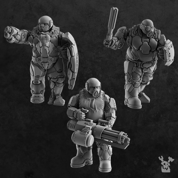 Steamguard Ogre Squad x3 - Only-Games