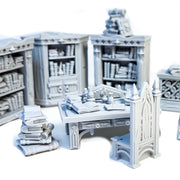 Librarian Reading Corner miniatures - Only-Games
