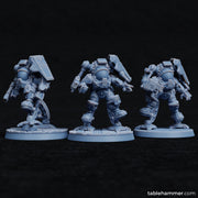 "Exo Dwarves" with plasma gauntlets (Federation of Tyr, Dwarf) - Only-Games