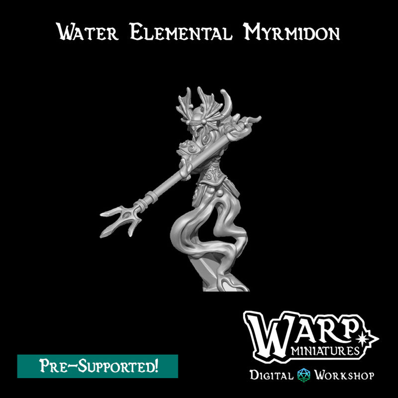 Water Elemental Myrmidon - Only-Games