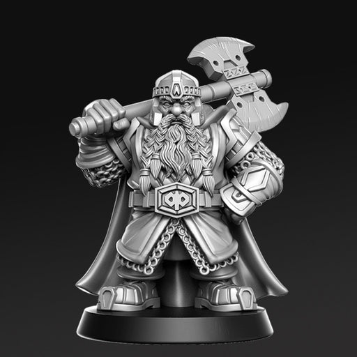 Uddir Thunderaxe  - Dwarf - 32mm - DnD - - Only-Games