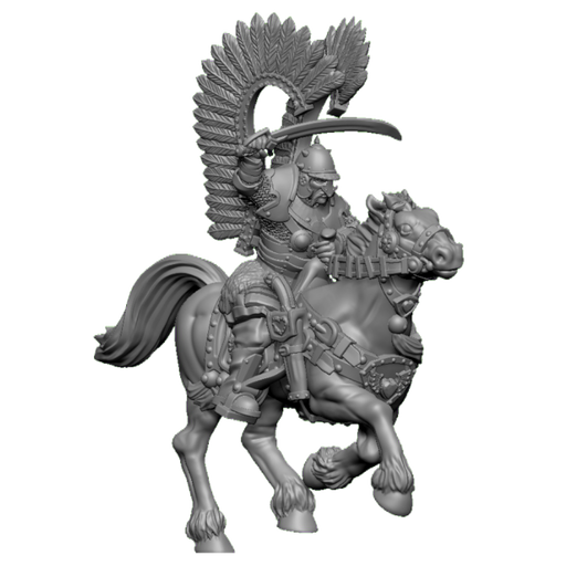 AX127 - Charging Winged Hussar - Only-Games