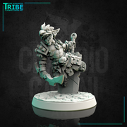 (0135) Male goblin berserker barbarian with a big sword - Only-Games