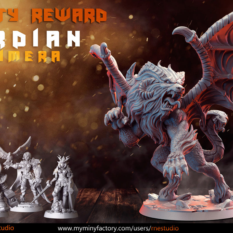 Jordian Chimera - 32mm - DnD - - Only-Games