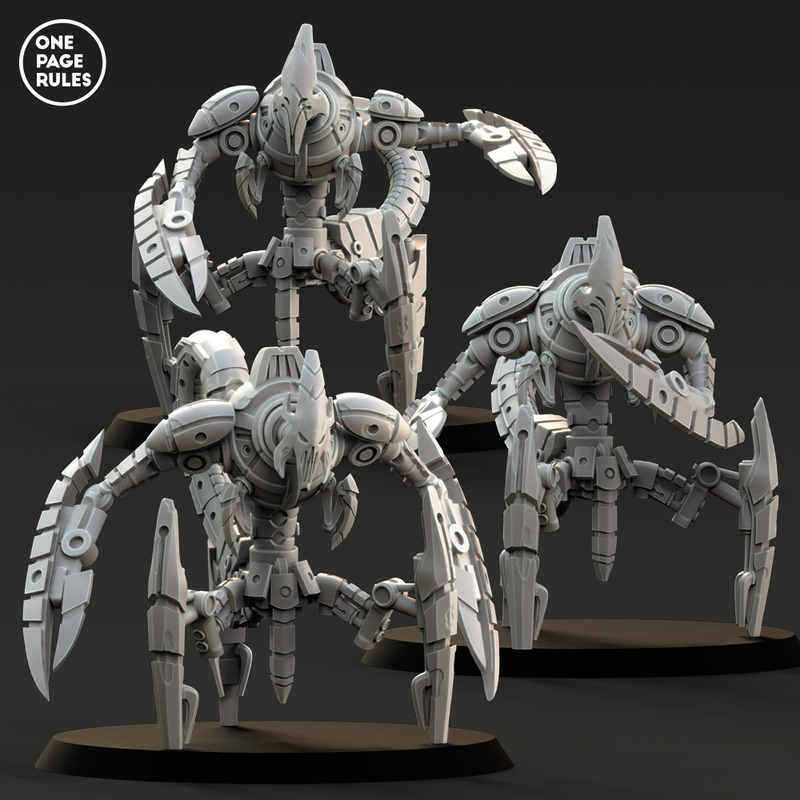 Robot Tri-Scorpions (3 Models) - Only-Games