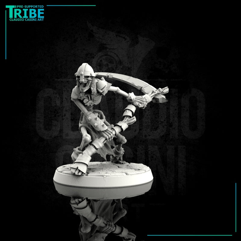 (0044) Skeleton warrior with scythe - Only-Games