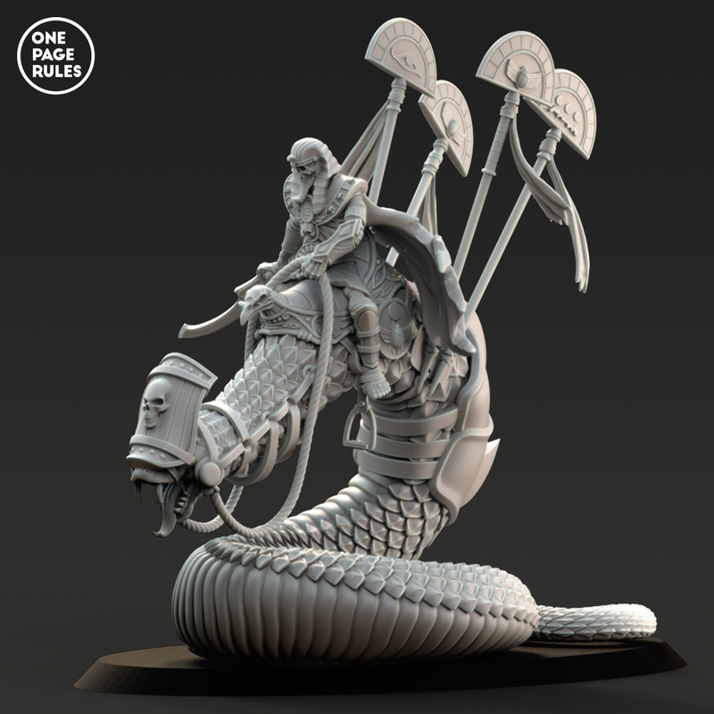 Mummy King on Royal Snake (1 Model) - Only-Games