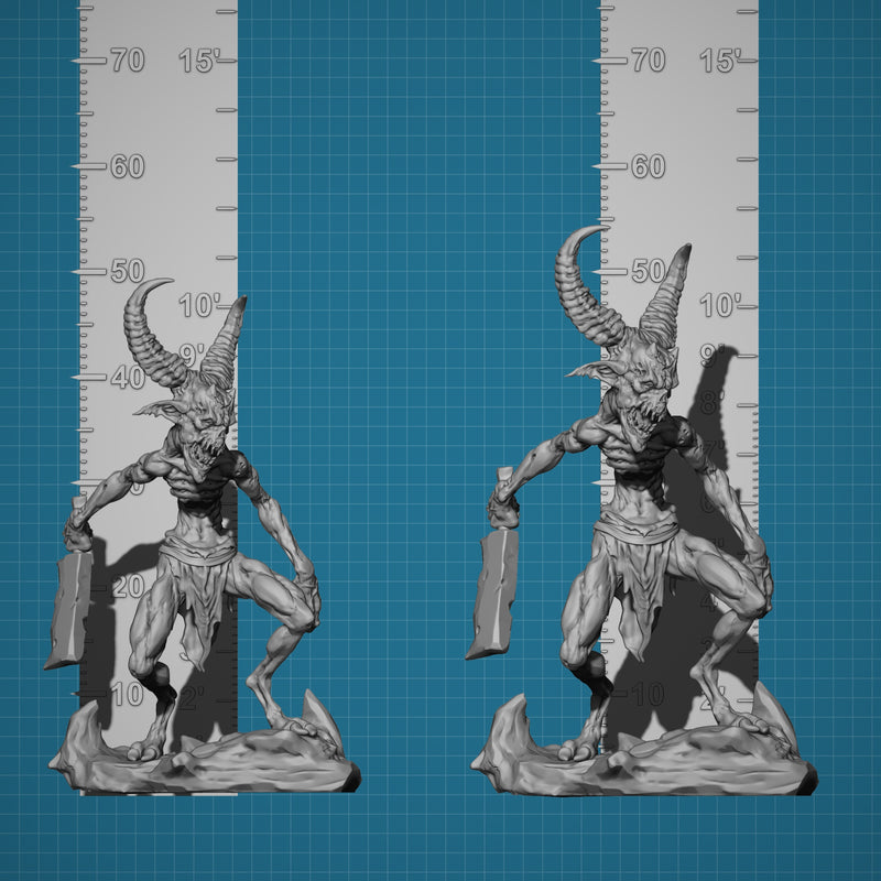 Demon Familiar Miniature, Imp Miniature | The Corrupted | 35-40mm Versions for Tabletop RPGs and Board Gaming - Only-Games