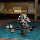 Goblin With A Cleaver Axe 02 - TytanTroll Miniatures - DnD - Fantasy - Only-Games