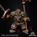 Balindur Sharpeyed [PRE-COLORED] 32mm Scale Dwarf Fighter - Only-Games