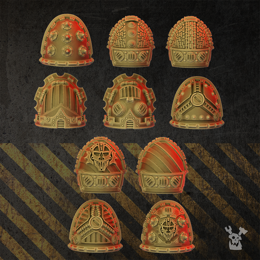 Full Metal Brotherhood Shoulder Pads Set x10 #1 - Only-Games