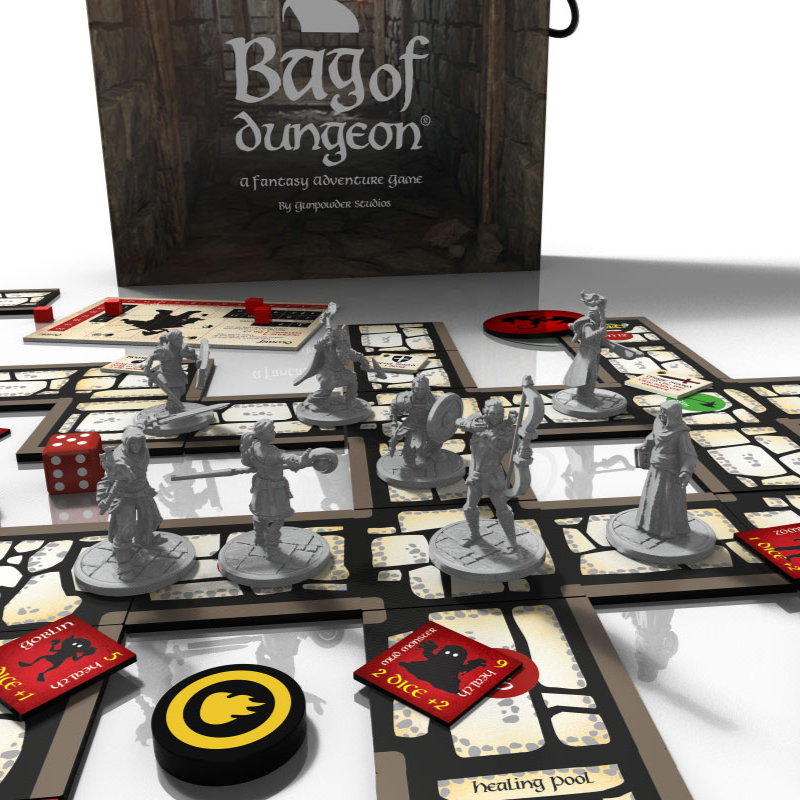 Bag of Dungeon: 8-Character Set - Only-Games