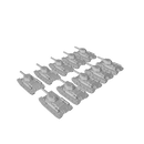 1/285 3D Printed Russian T-34 (x10) - Only-Games