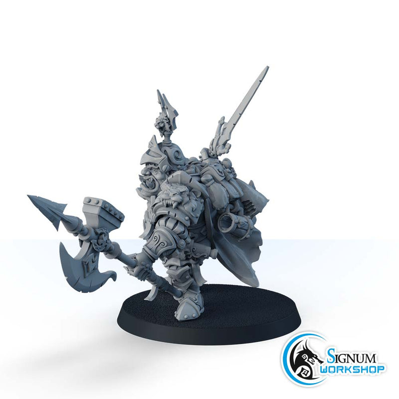 Ogre with halberd, “Ironheads” heavy infantry - Only-Games