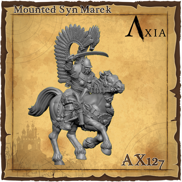 AX127 Winged Hussar 1 Amber Husaria - Only-Games