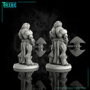 (0065) Male human / orc barbarian with dubble axe - Only-Games