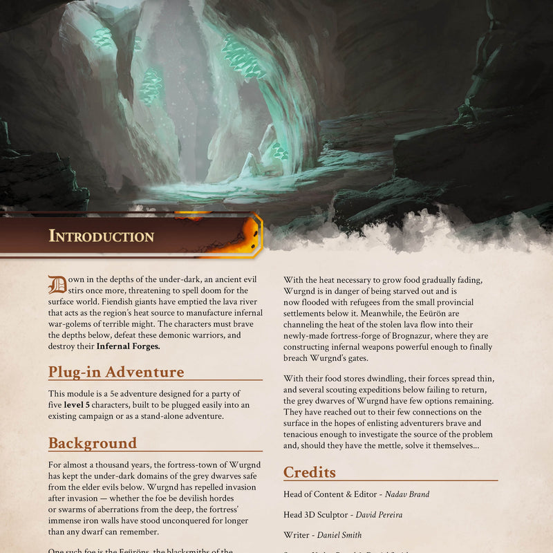 Infernal Forges - 5e Adventure Booklet - Only-Games