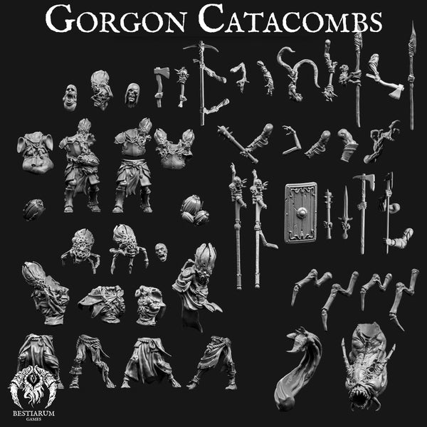 Gorgon Catacombs - Kitbash Set - Only-Games