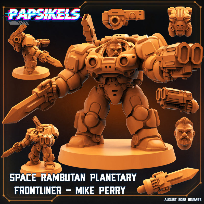 SPACE RAMBUTAN PLANETART FRONTLINER MIKE PERRY - Only-Games