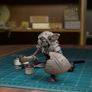 Goblin Dagger And Shield - TytanTroll Miniatures - DnD - Fantasy - Only-Games