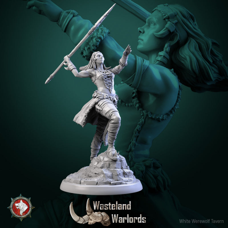 Barbarian warlords females set 6 miniatures 32mm - Only-Games