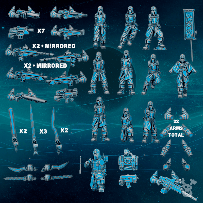 Scylla Сultists Set x10 + radio operator - Only-Games