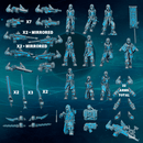 Scylla Сultists Set x10 + radio operator - Only-Games