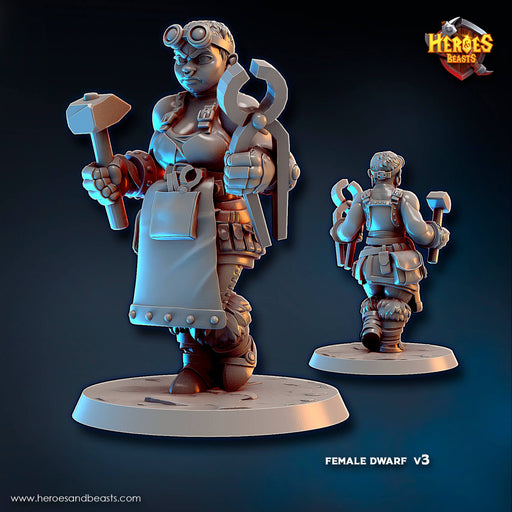 female dwarf blacksmith v3 - Only-Games