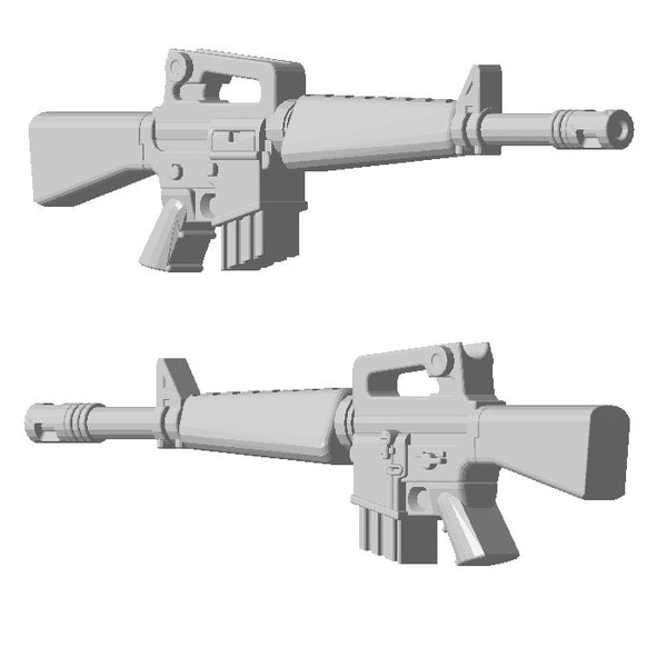 M16 Rifle [1:56 / 28mm] (10 pack) - Only-Games