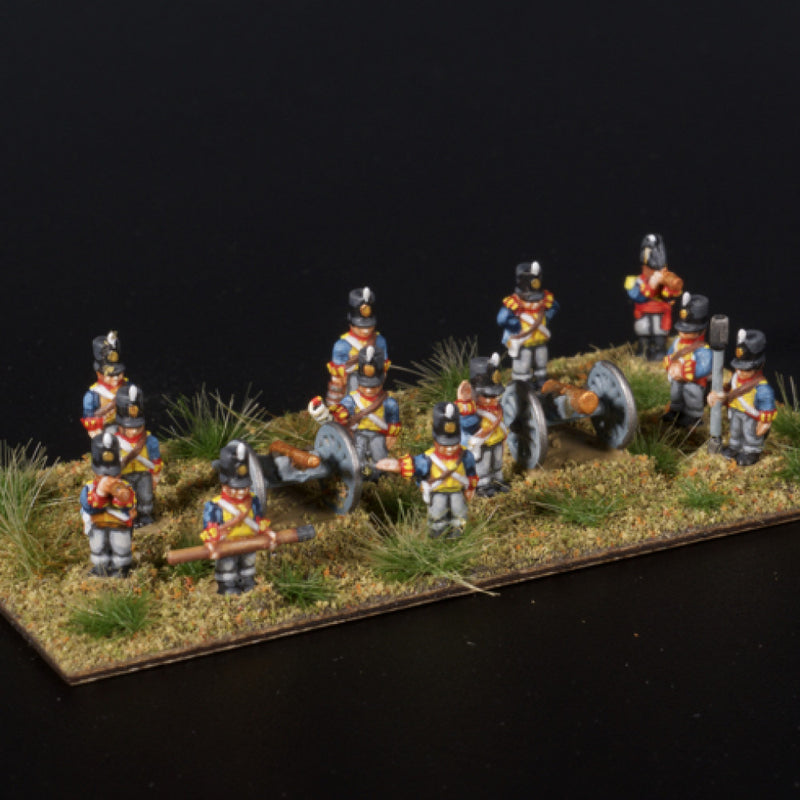 6mm British Foot Artillery Crew (1807-12) (13 figures) - Only-Games