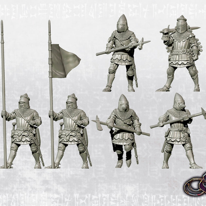 Knights with Polearms - 28mm (Historic Scale) - Only-Games