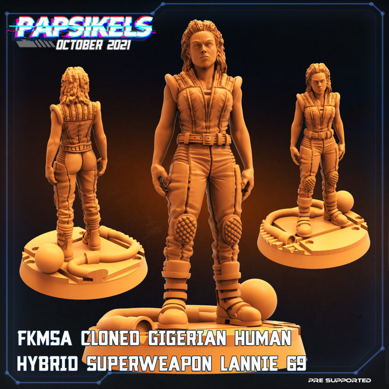 FKMSA CLONED GIGERIAN HUMAN HYBRID SUPERWEAPON LANNIE 69 - Only-Games