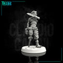 (0056) Male Steampunk Sci-fi Guy with gun - Only-Games