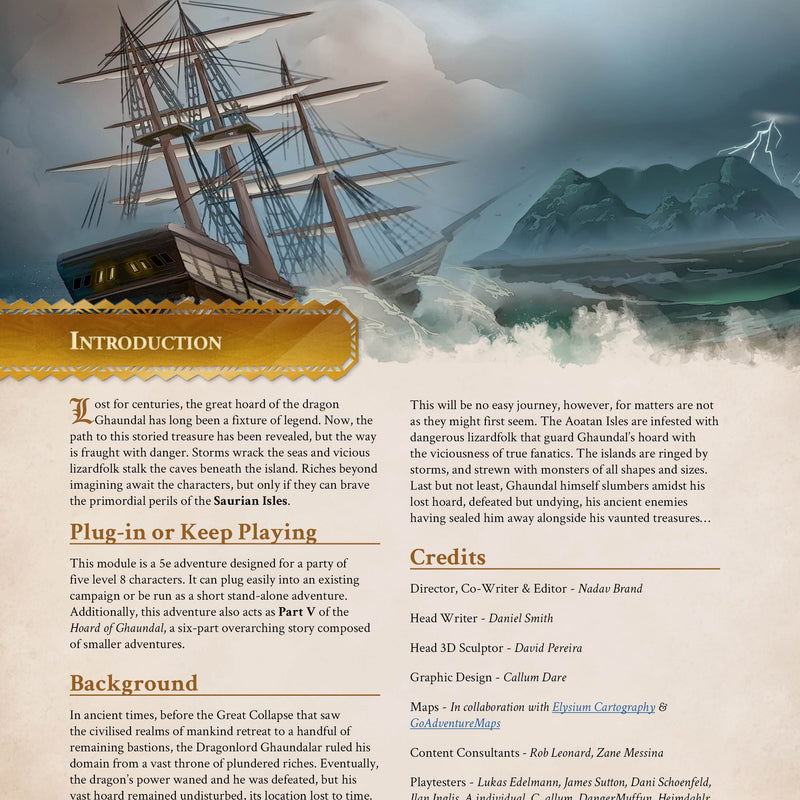 Saurian Isles - 5e Adventure Booklet - Only-Games
