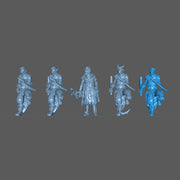 (0020) Male human tiefling elf hobgoblin thief rogue with knives - Only-Games